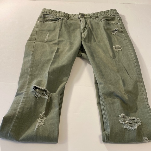 Free People Denim - Free People green jeans
